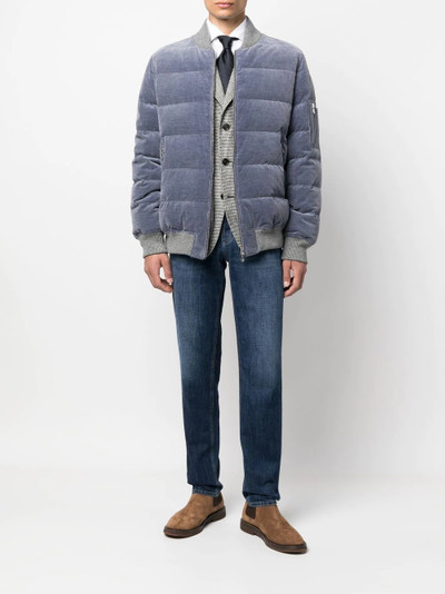 Brunello Cucinelli padded puffer jacket outlook