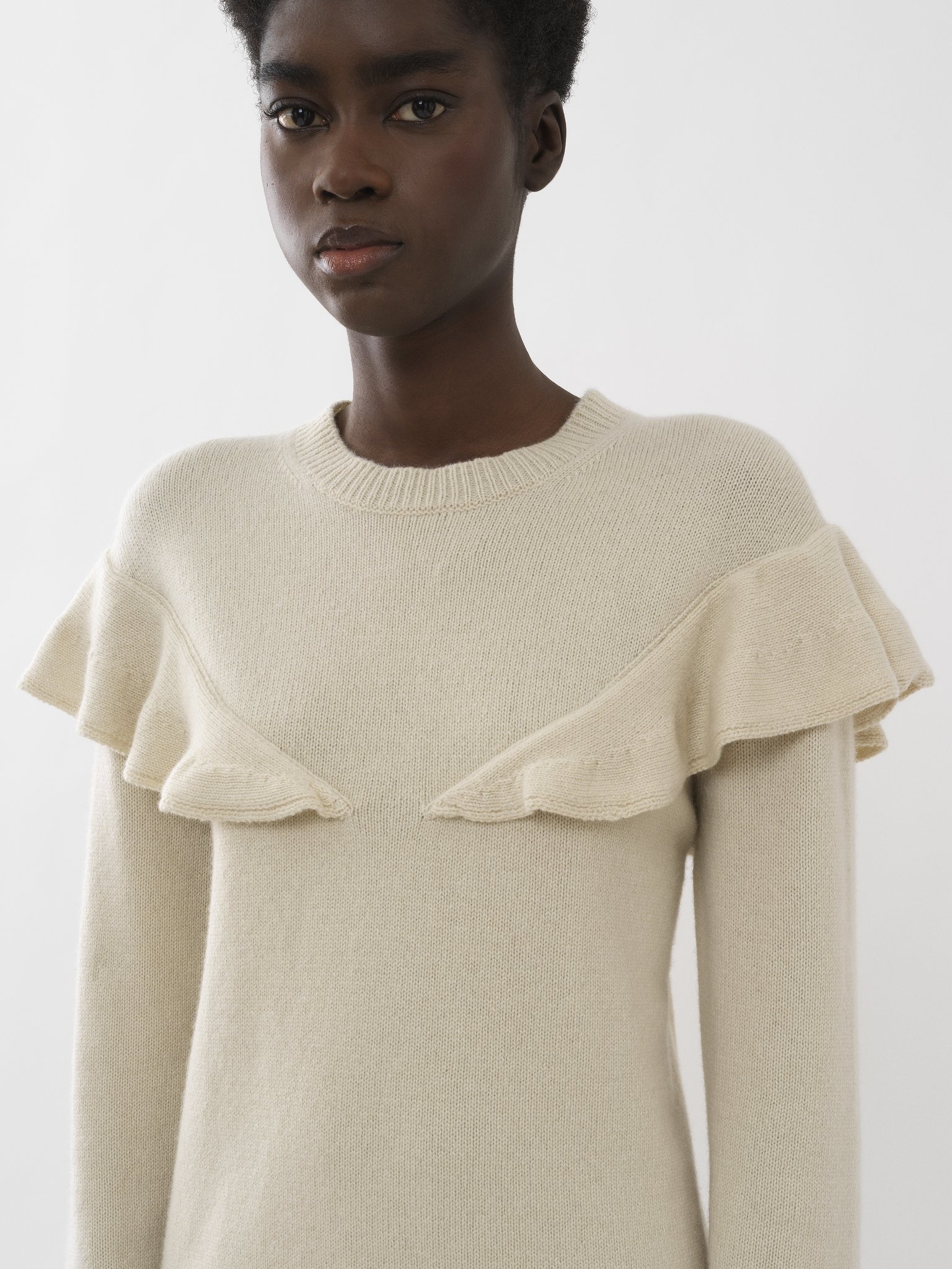 RUFFLED SWEATER - 2
