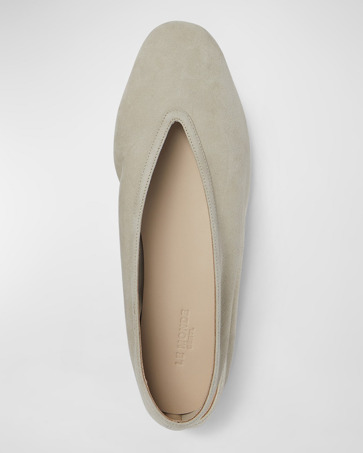 Luna Suede Ballerina Flats - 3