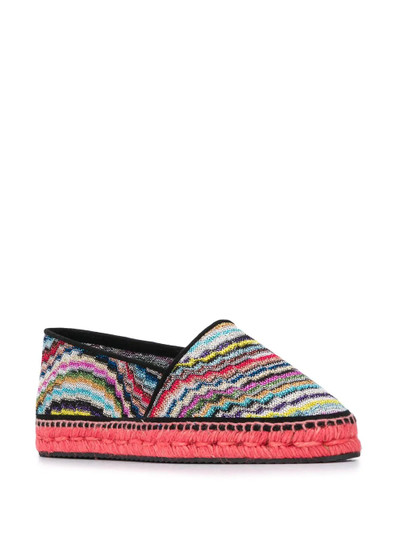 Missoni striped knitted espadrilles outlook