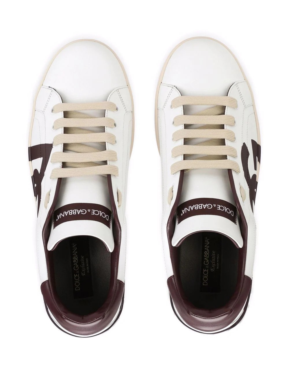 logo-print Portofino sneakers - 4