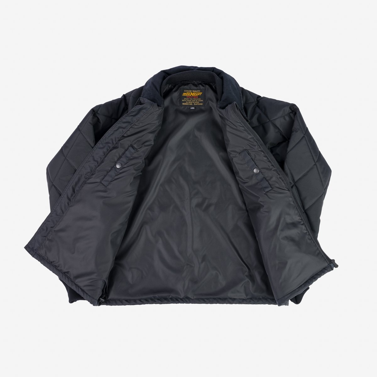 IHJ-127-BLK Primaloft® Quilted Rider's Jacket - Black - 6