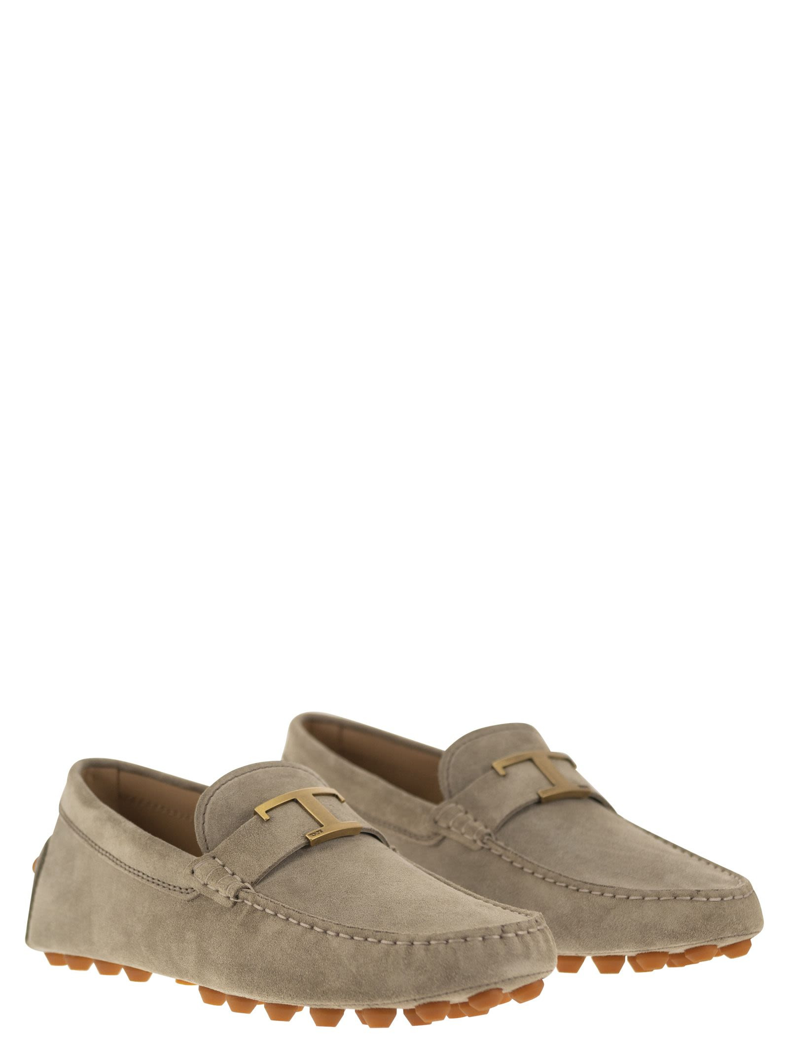 Tod's Men Rubber Bubble T Timeless In Suede Leather - 4