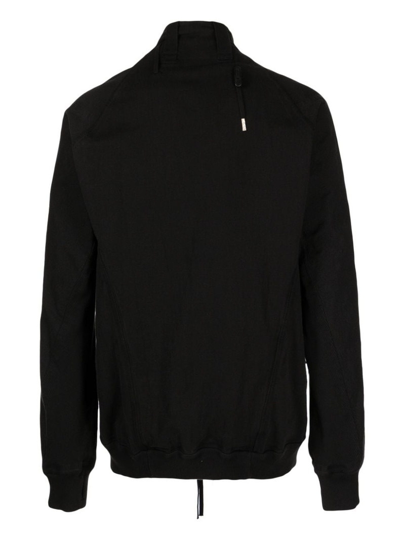 Boris Bidjan Saberi high-neck zipped cotton jacket outlook