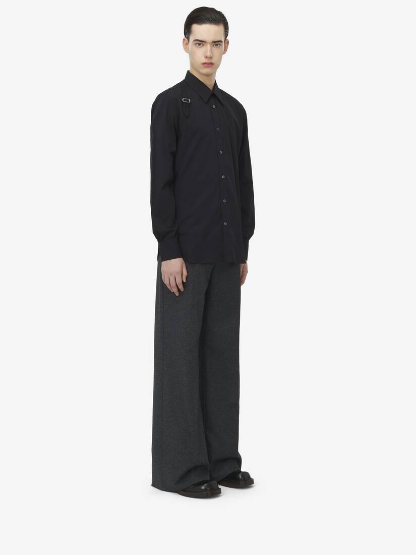 Men's Harness Shirt in Black - 4