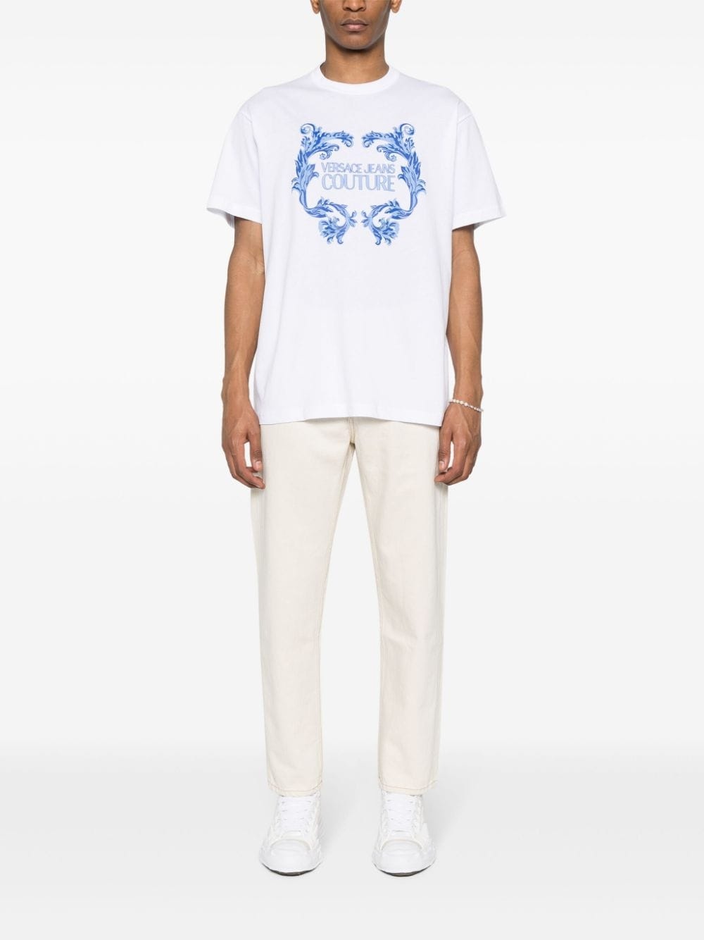 logo-print cotton T-shirt - 2