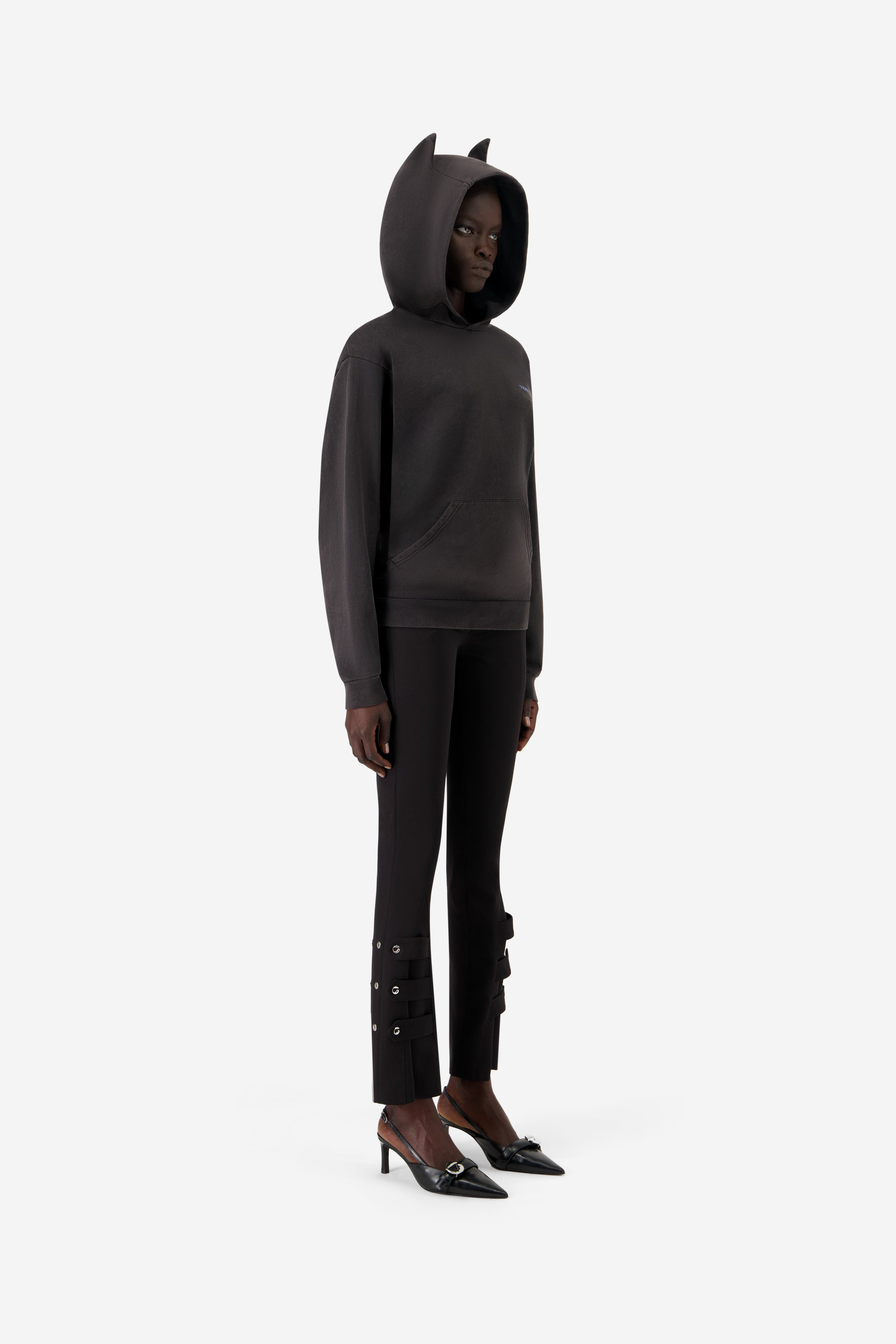 Washed Horn Hoodie - 3