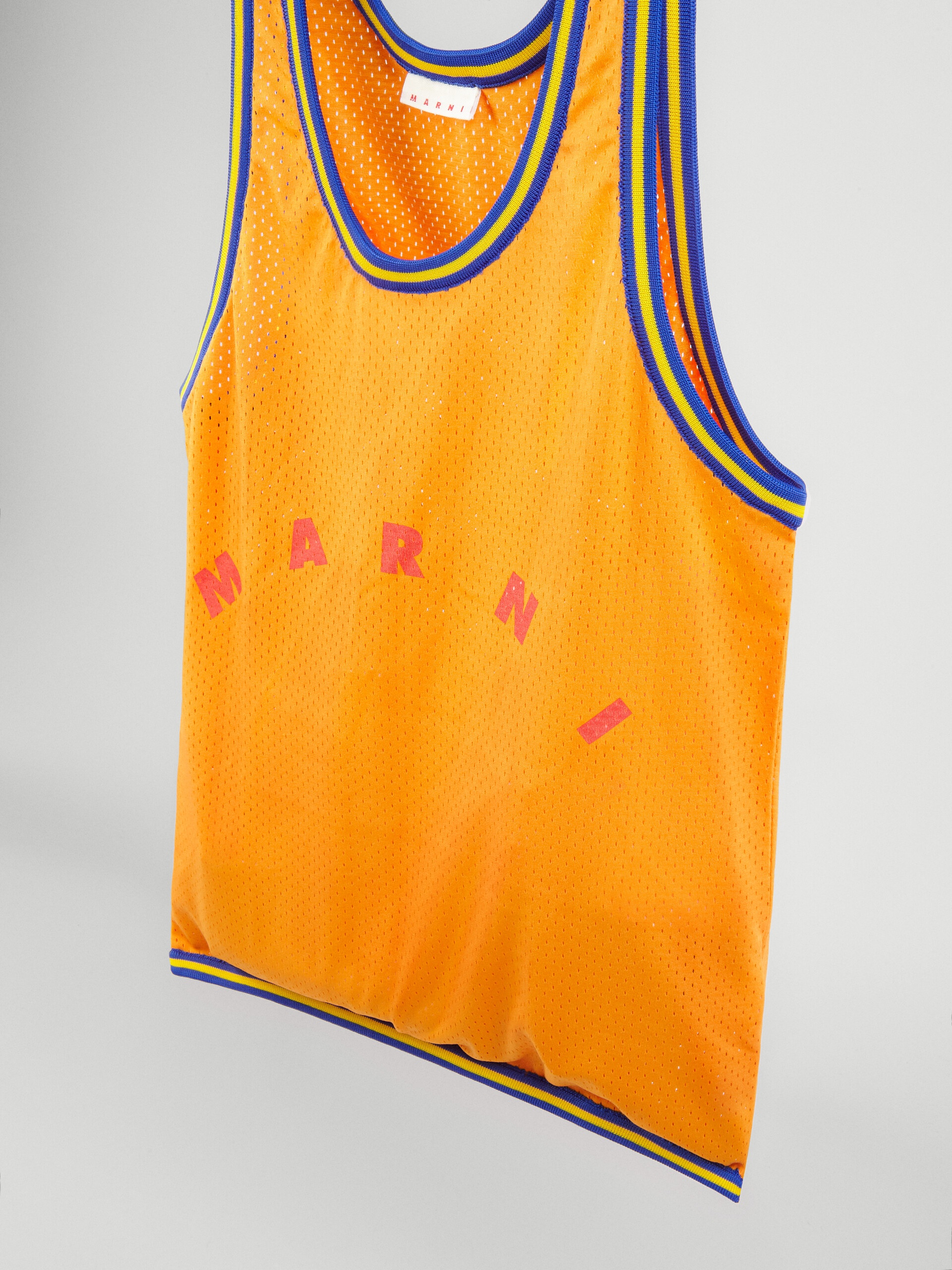 OCHRE BASKET TANK TOP SHOPPING BAG IN TECH FABRIC - 4