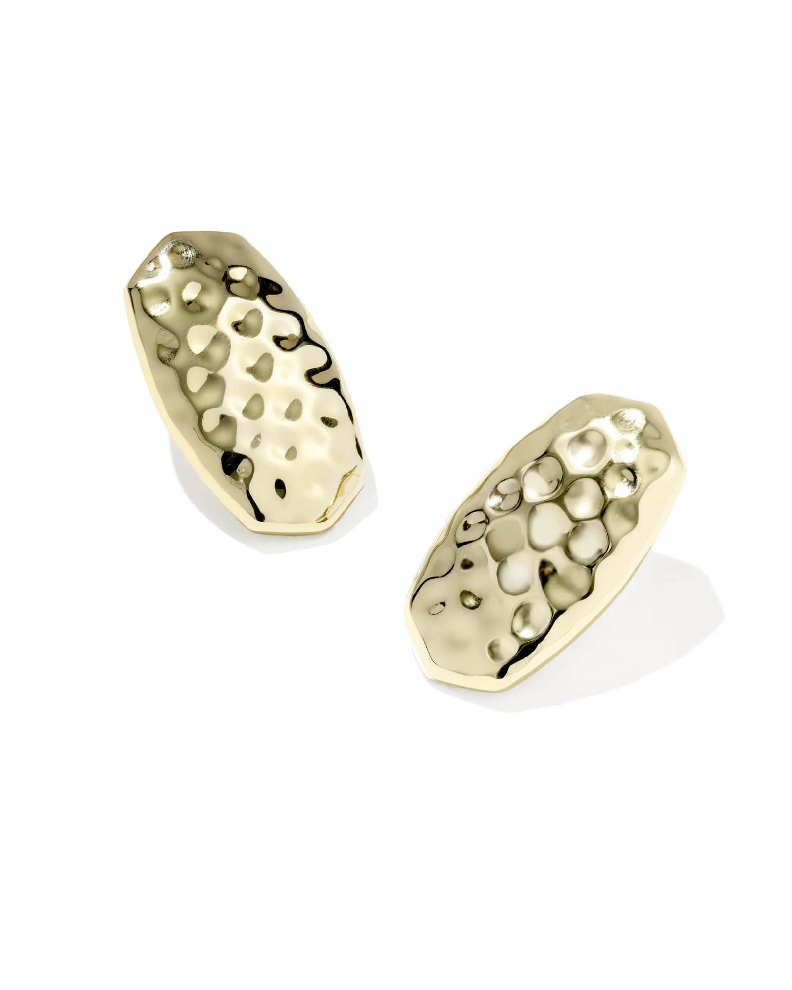 Oakland Gold Statement Stud Earrings - 1