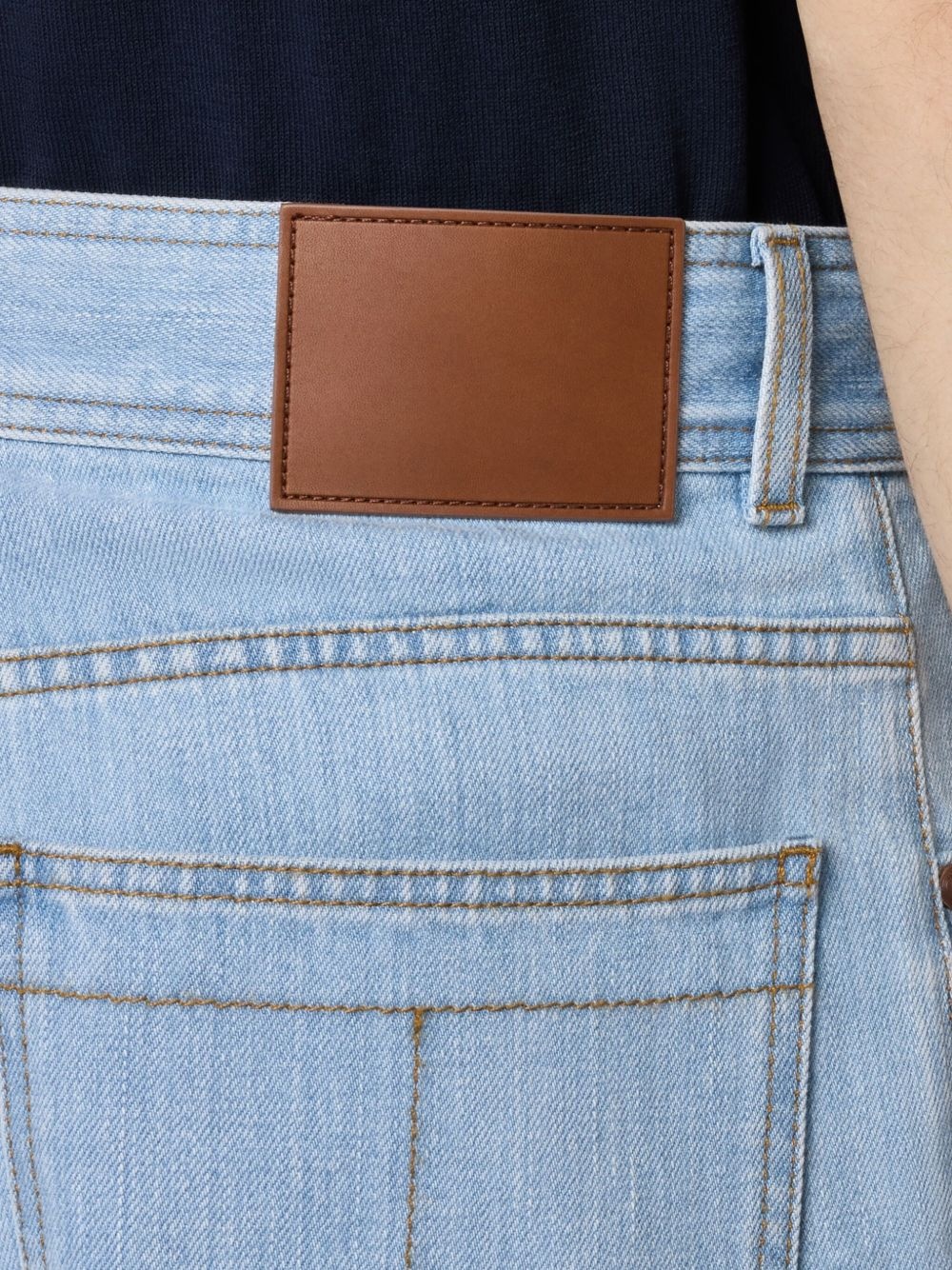 pressed-crease jeans - 5