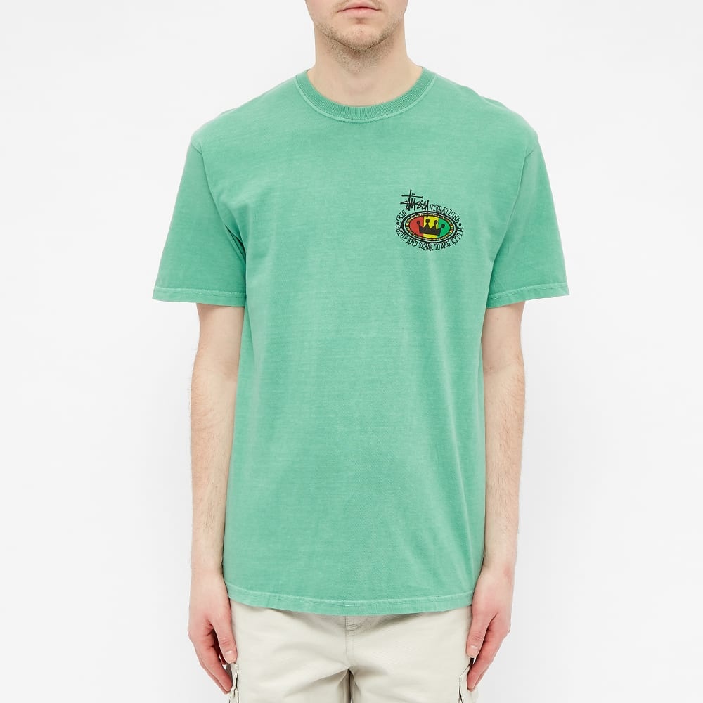 Stussy Rasta Oval Pigment Dyed Tee - 4