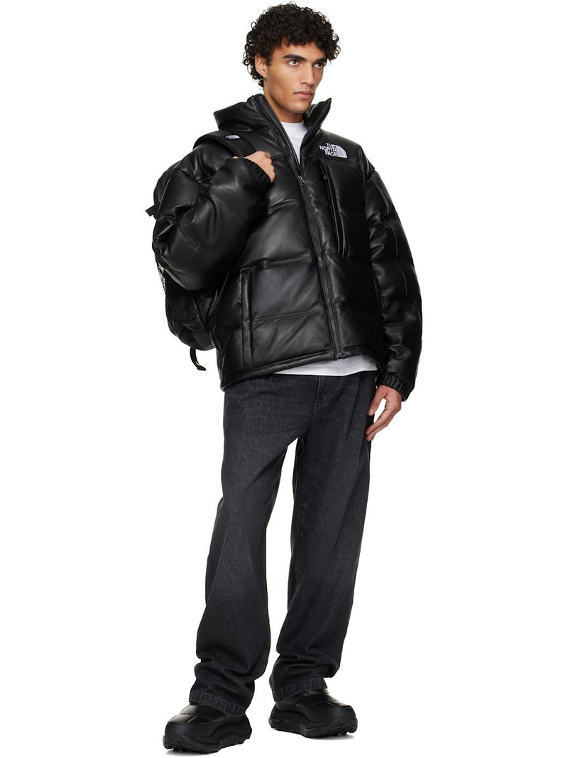 The North Face Black Leather Pack Hybrid Boots outlook