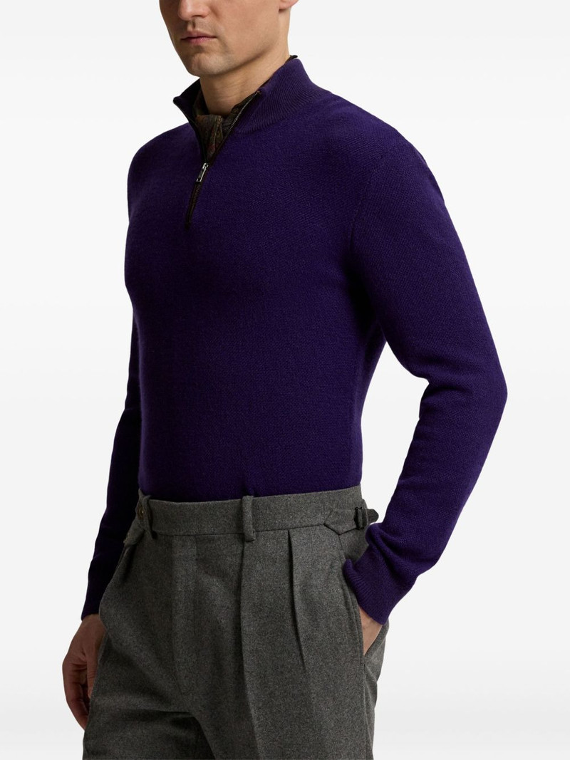 half-zip cashmere sweater 4