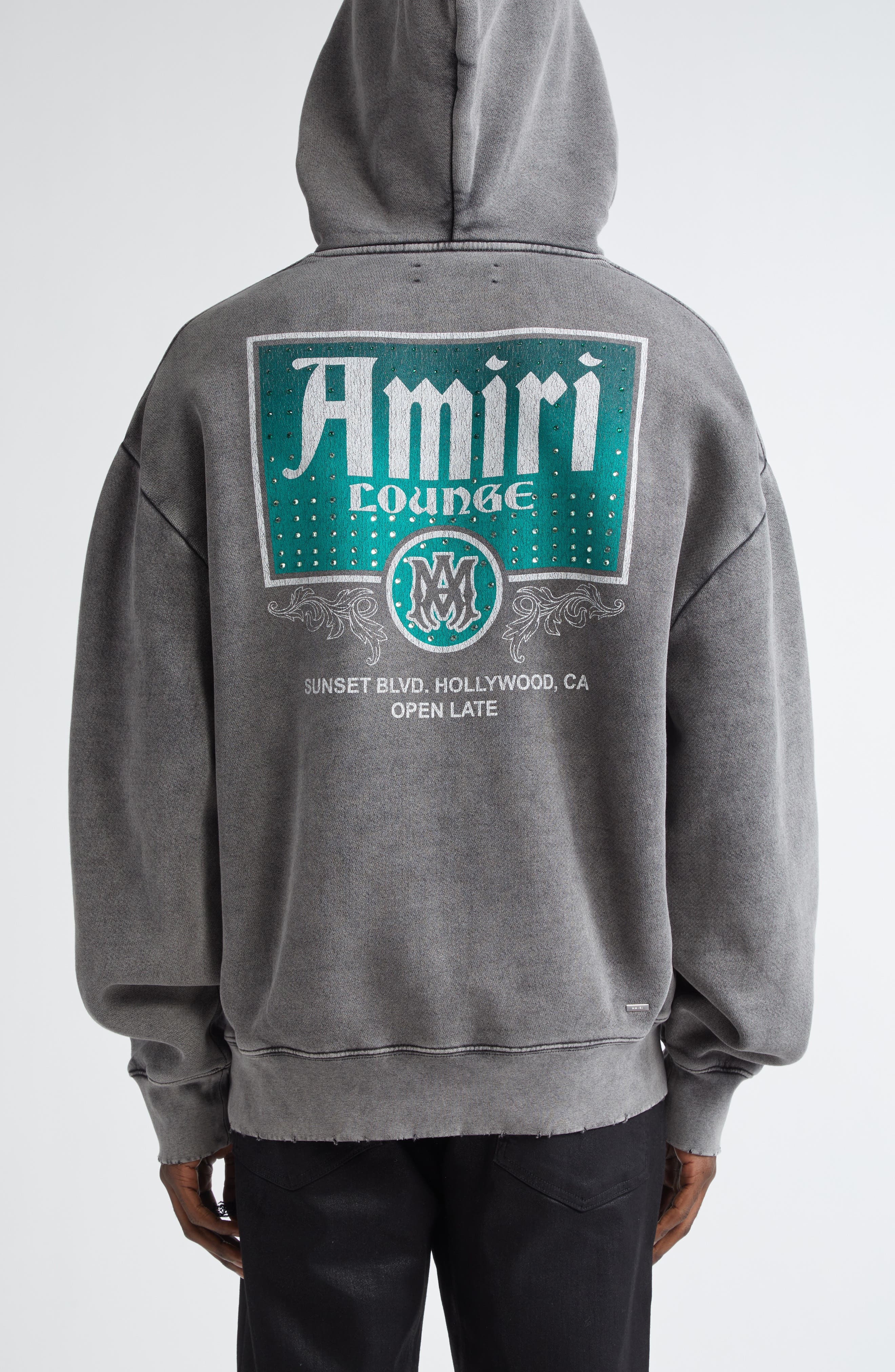 専用出品 Embellished Distressed Hoodie Maison MIHARA YASUHIRO Embellished Distressed Hoodie （White