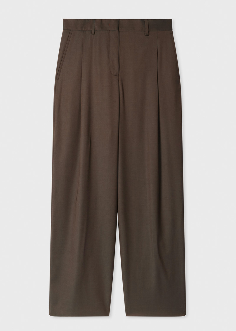 Women's Brown Tonic Wool Three-Piece Suit 5