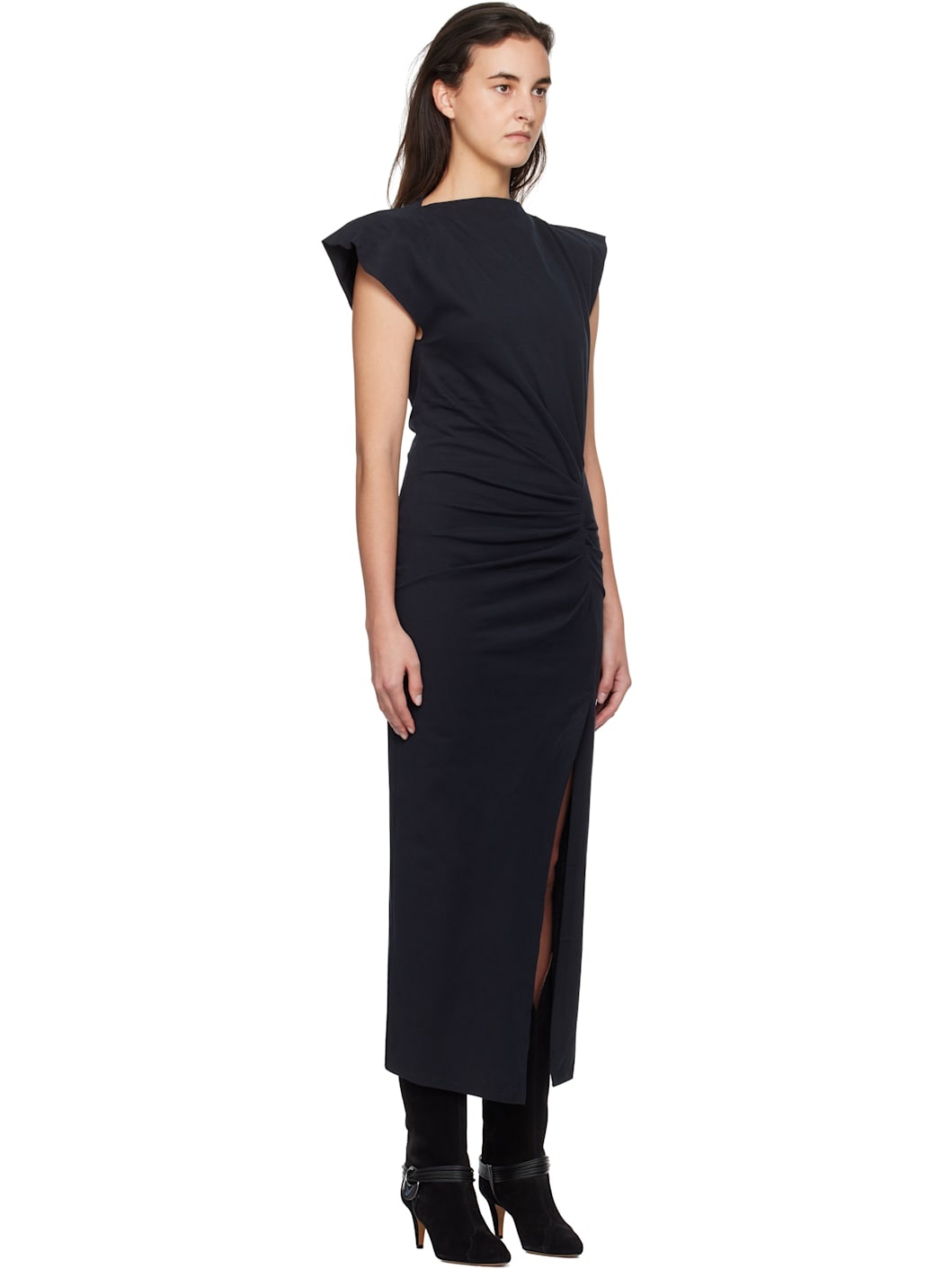 Black Nadela Midi Dress - 2