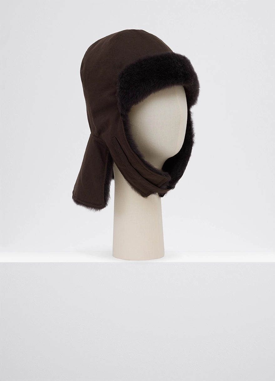 REVERSIBLE SHEARLING CHAPKA - 4