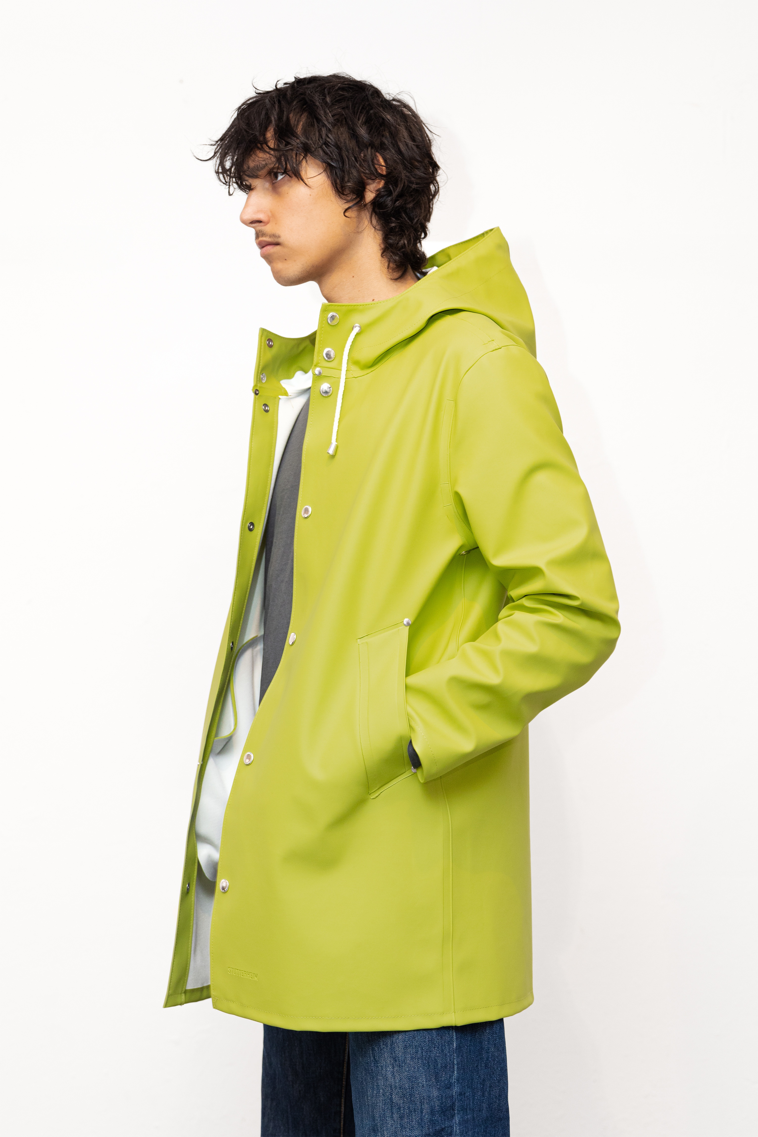 Stockholm Raincoat Lima Bean Green - 2
