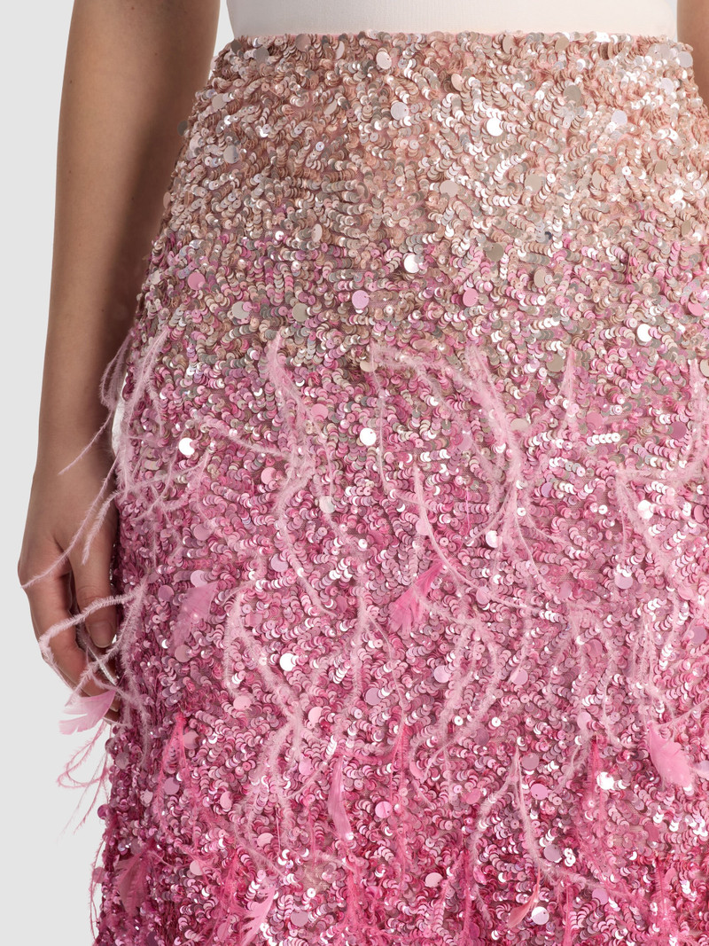 ASHTON FEATHERED SKIRT 5
