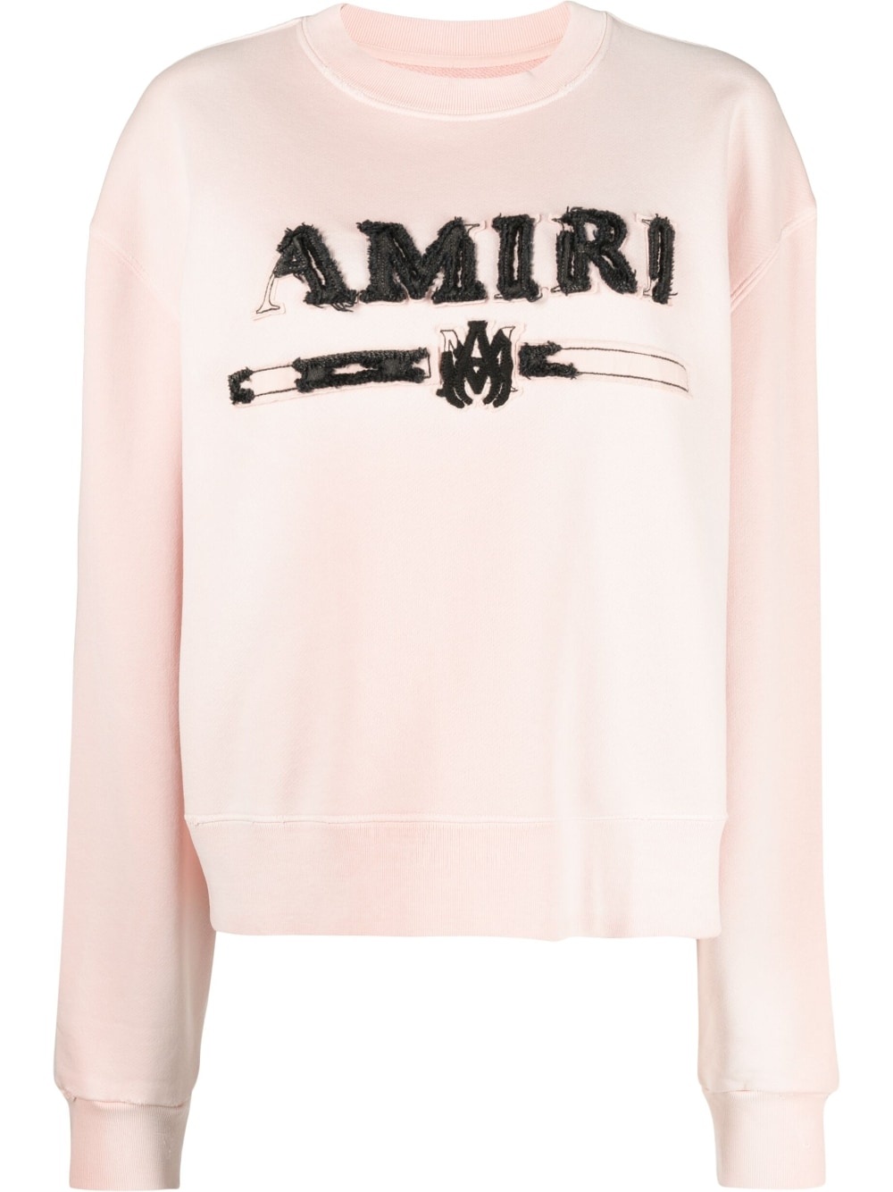 logo-patch cotton jumper - 1