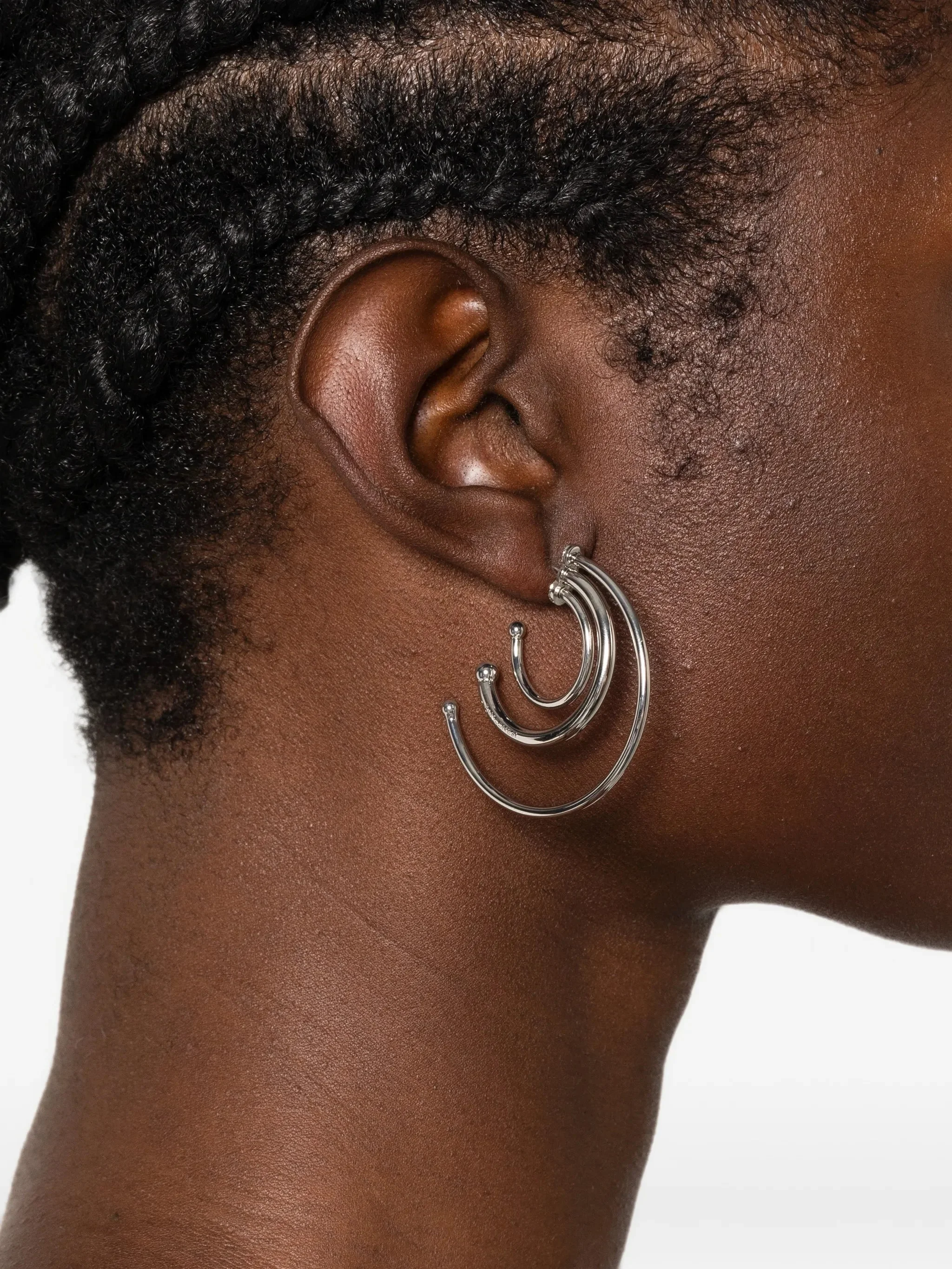 Panconesi Pierced Solar Triple-hoop Earrings - 1