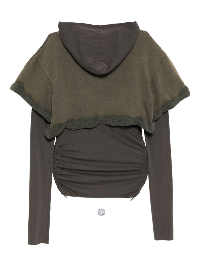 We11done rolled-up hoodie outlook