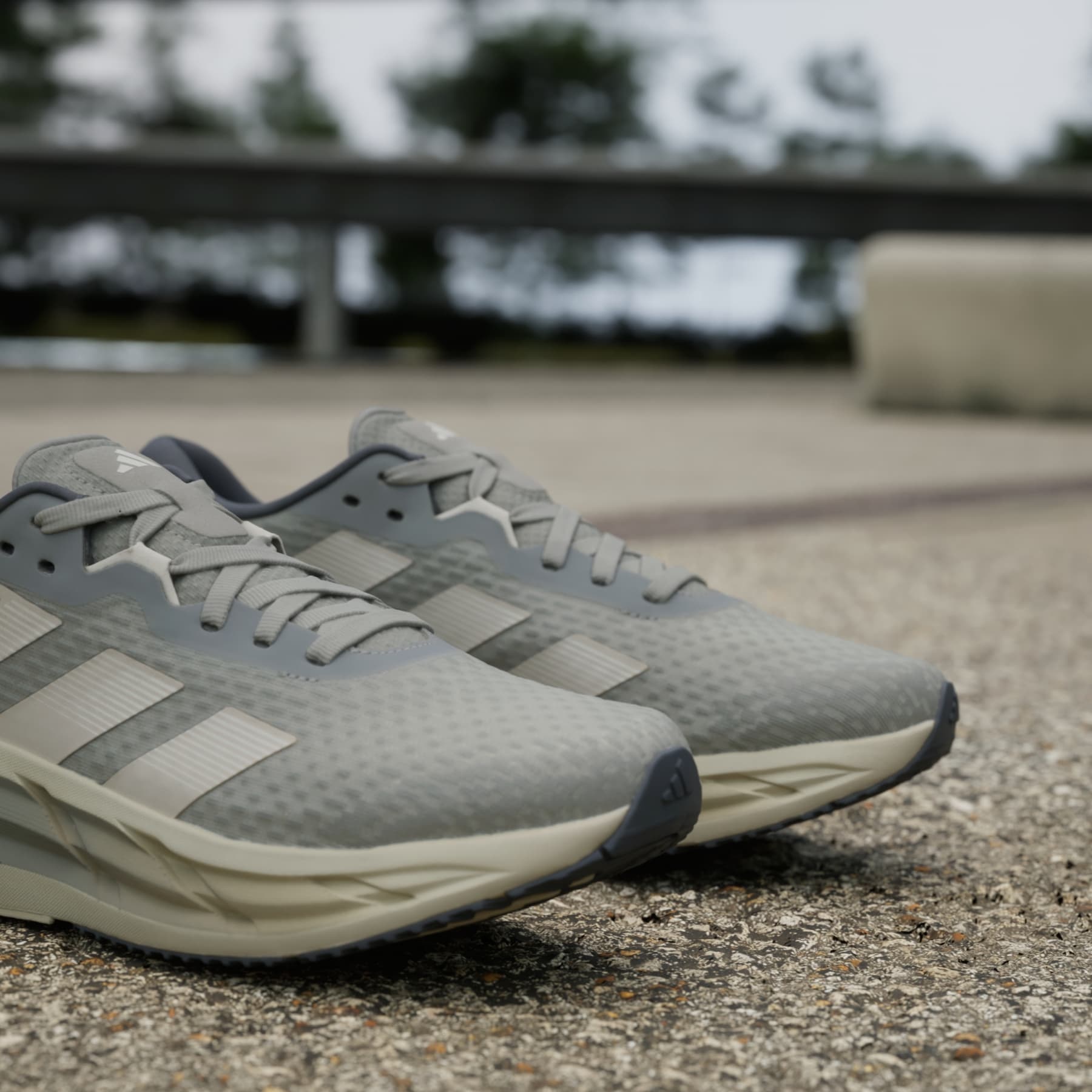 NOS Vintage Adidas AdiStar Salvation 3 Jogging Running Shoes Sneakers Gray adidas Adistar 3 Shoes | REVERSIBLE main image 3