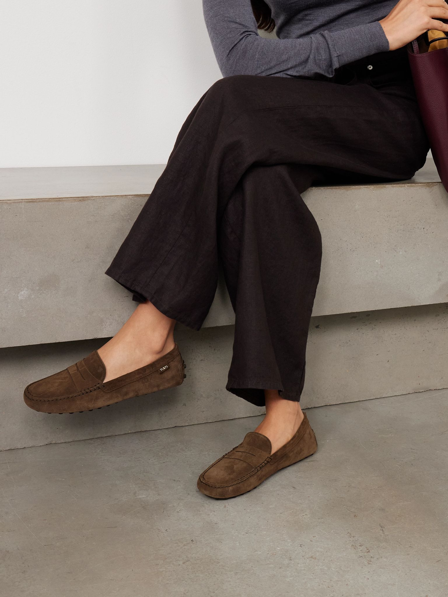 Gommino suede loafers Dark brown - 2