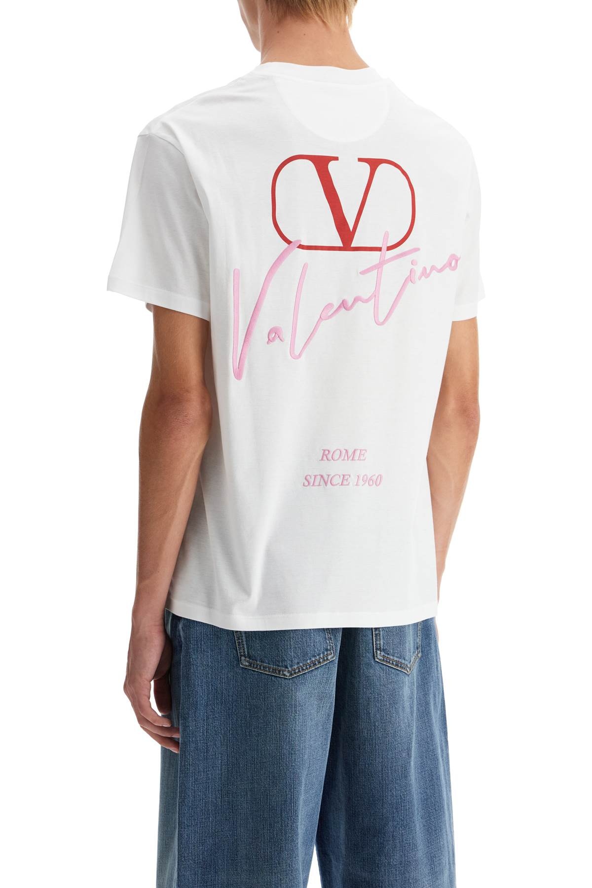 Valentino Garavani 'T-Shirt With Embroidery And Print Design Men - 3