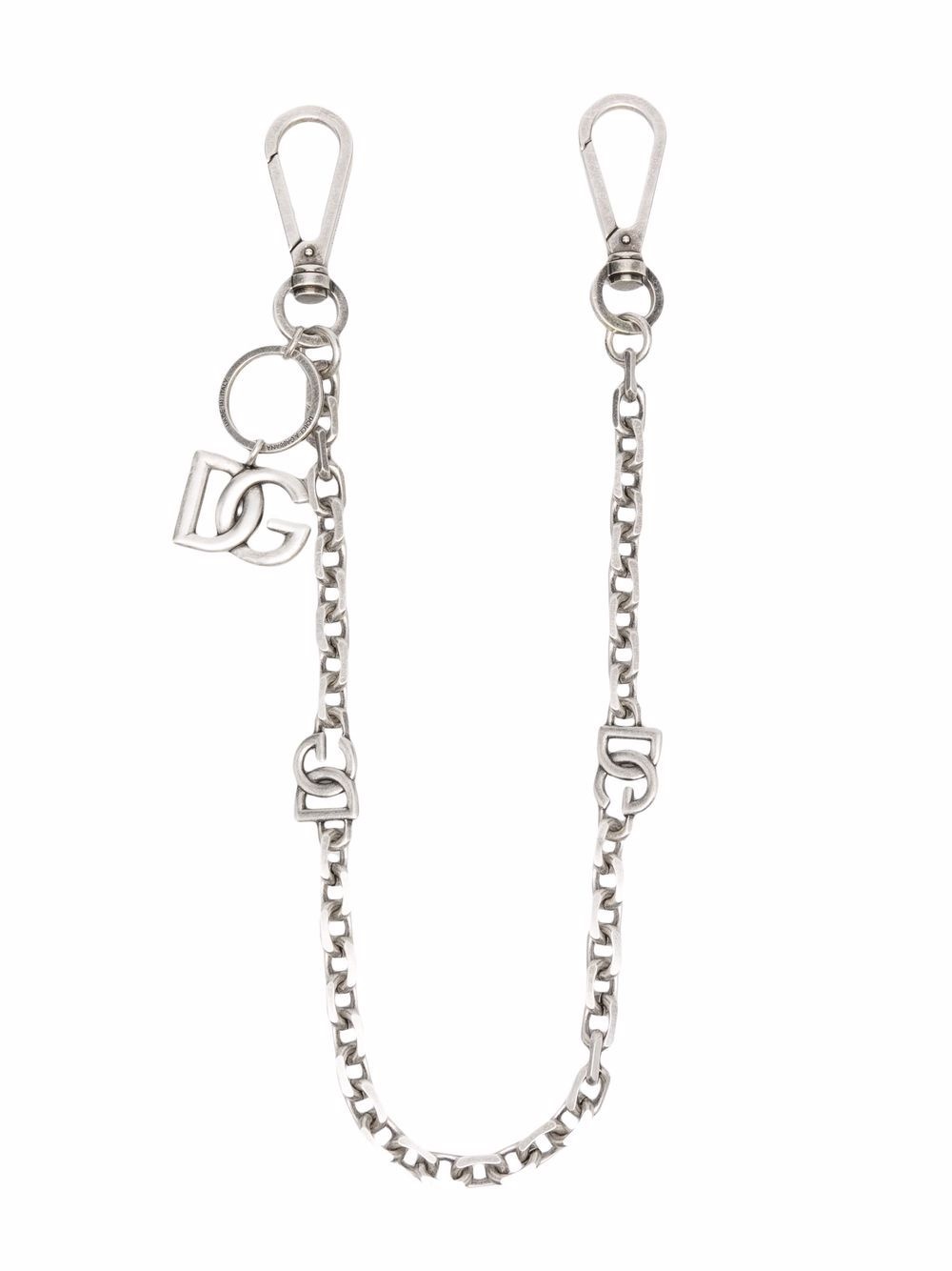 DG logo charm clip-on chain - 1