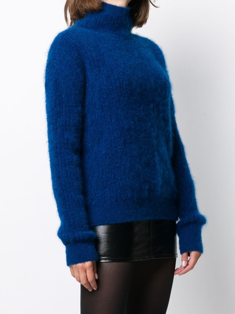 roll-neck knitted jumper - 3