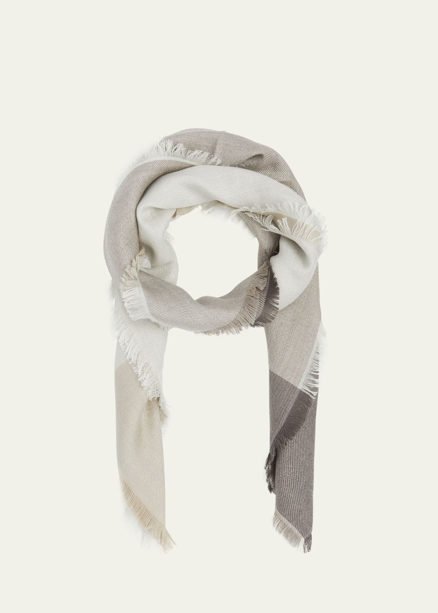 Quadrilatero Del Cashmere-Silk Scarf - 1