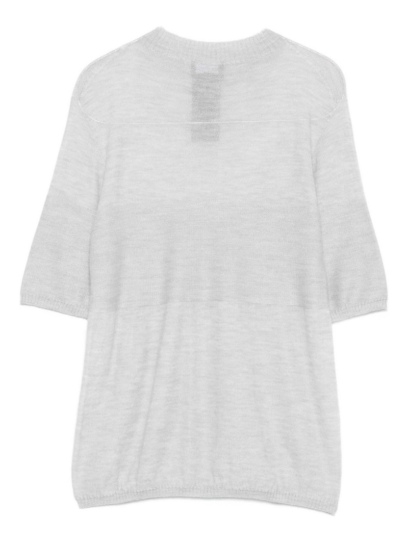 GIORGIO ARMANI short-sleeve knitted top outlook