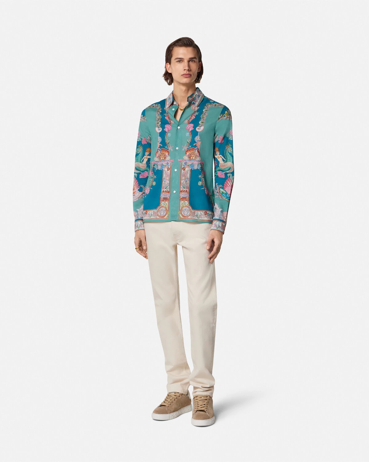 Coral Theatre Cotton Shirt - 2