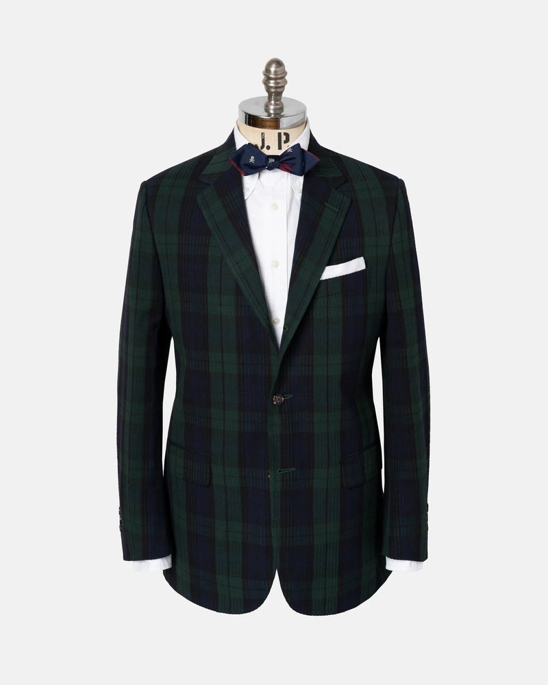 MADE-IN-CANADA BLACKWATCH TARTAN SEERSUCKER SPORT COAT 1