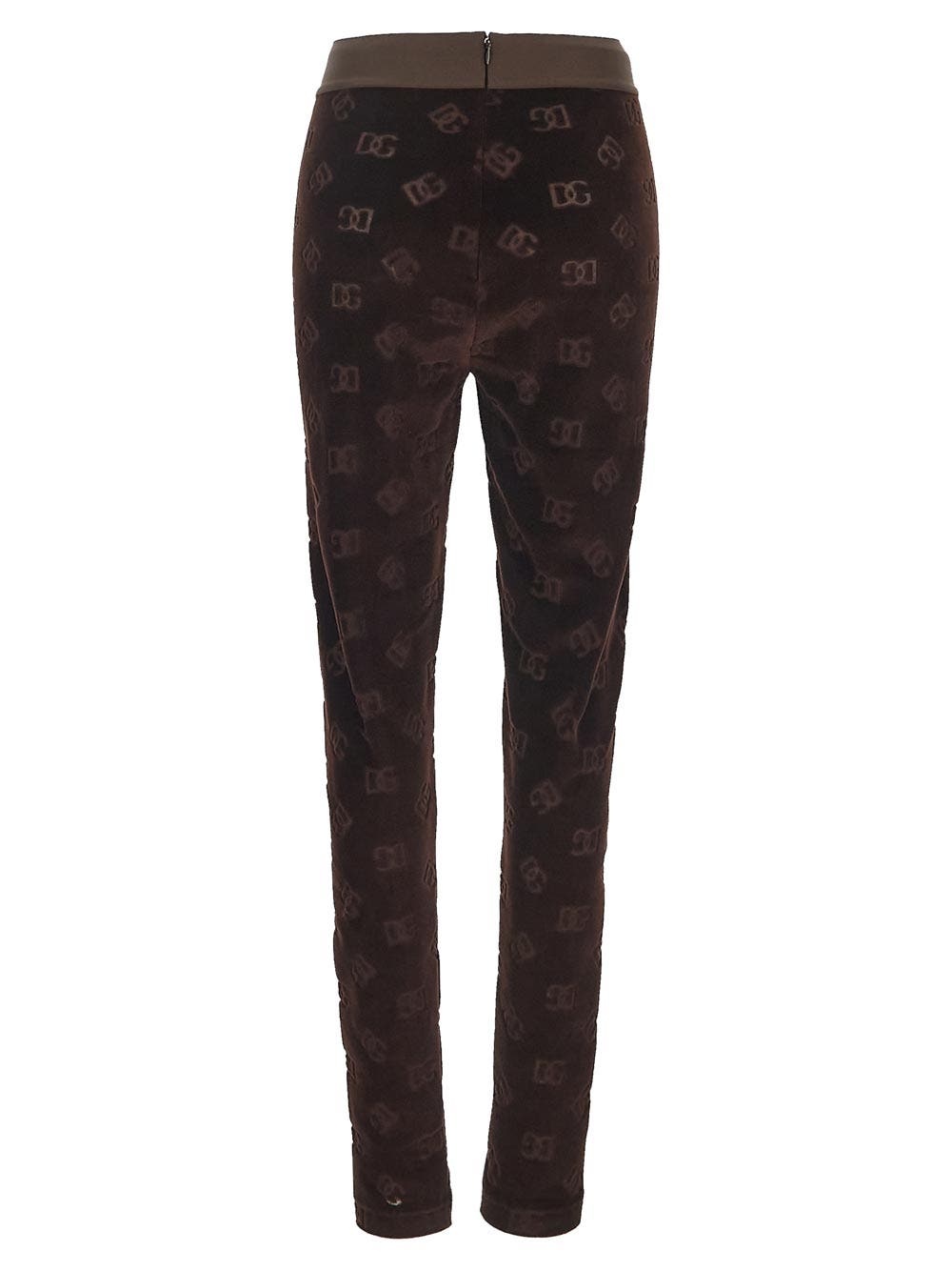 Dolce&Gabbana DG Monogram Jacquard Chenille Leggings