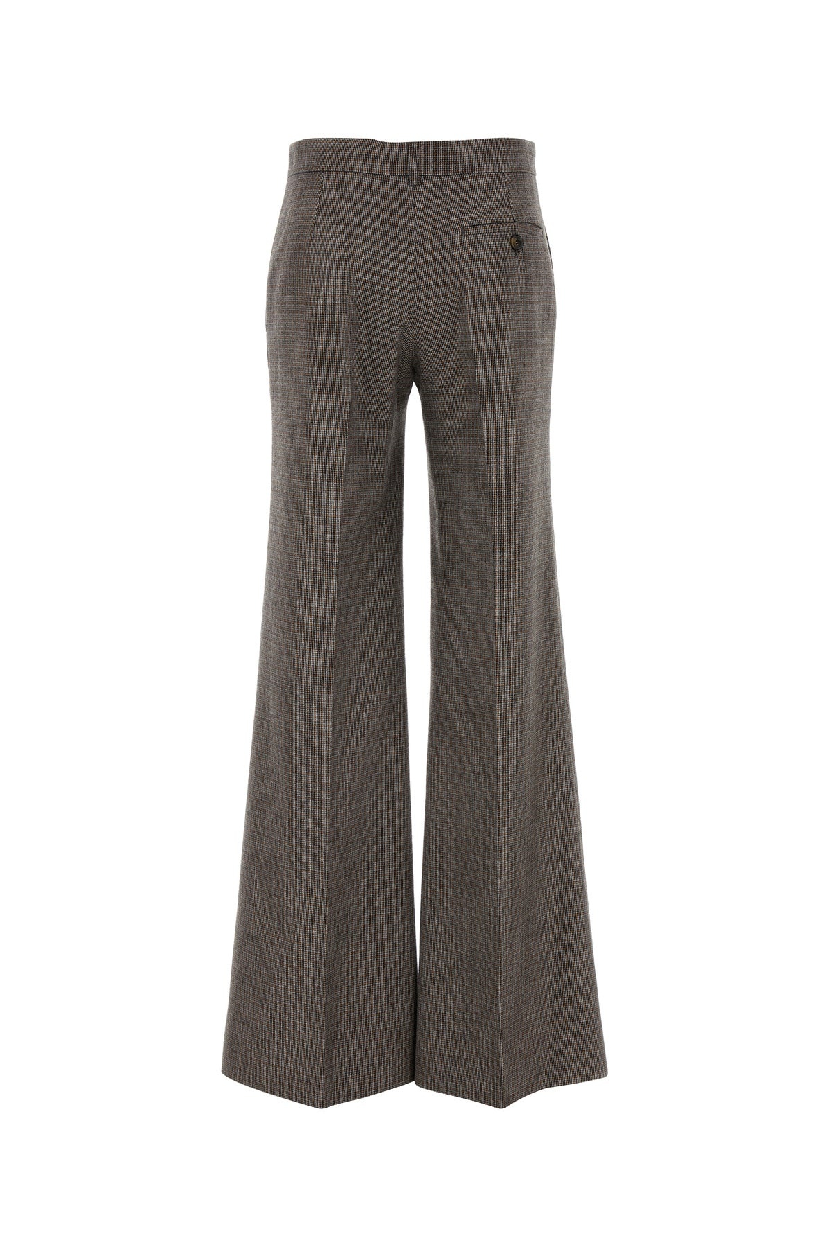 Embroidered wool palazzo pant - 2