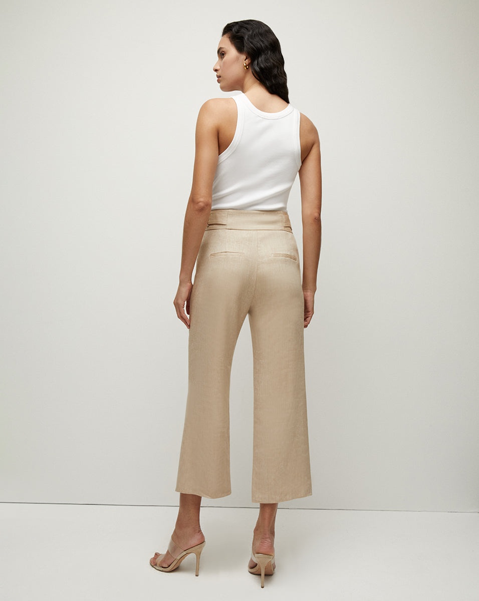 AUBRIE LINEN PANT - 5