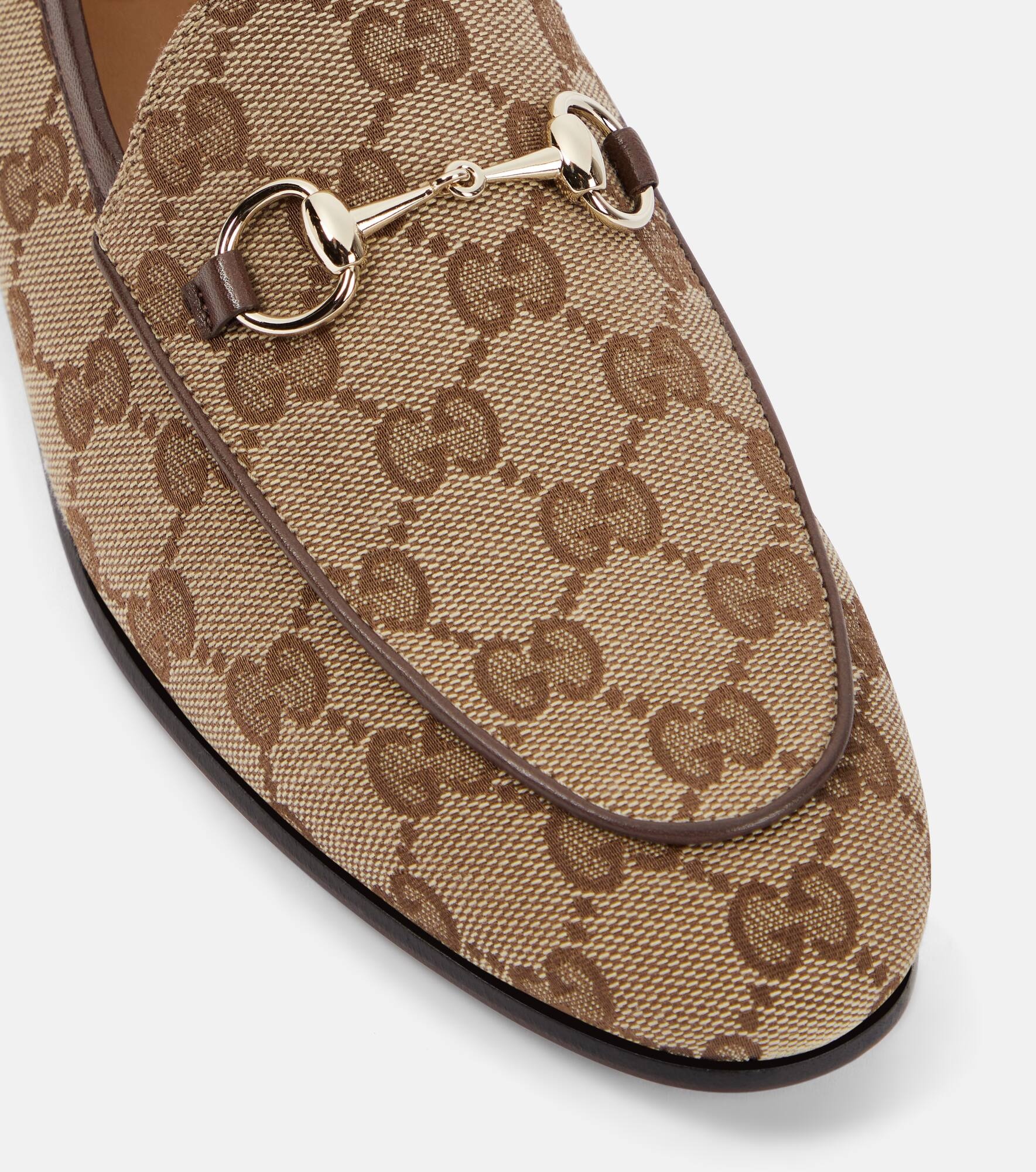 Jordaan Horsebit GG canvas loafers - 5