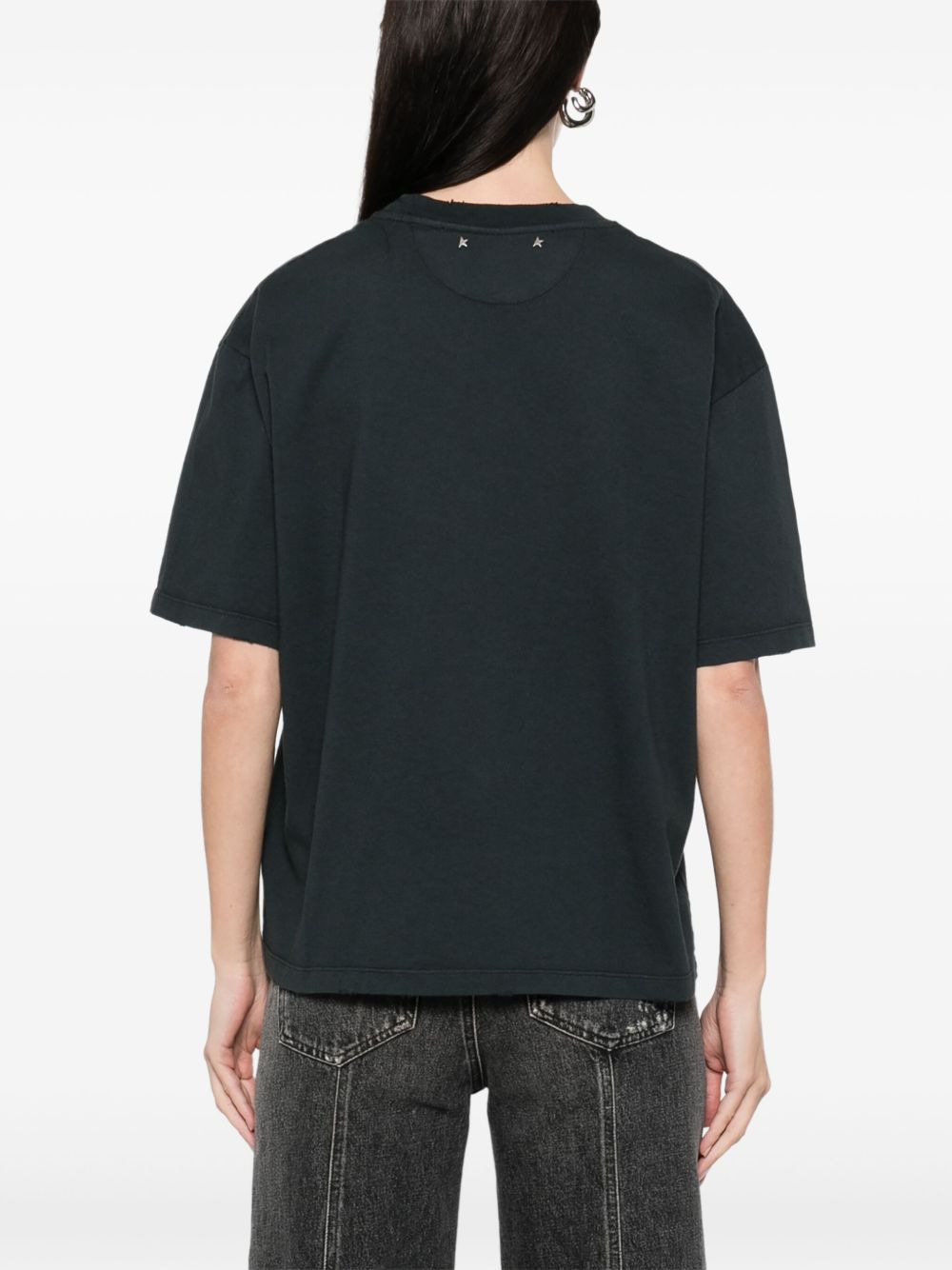 Golden Goose T-shirt with crystals - 3