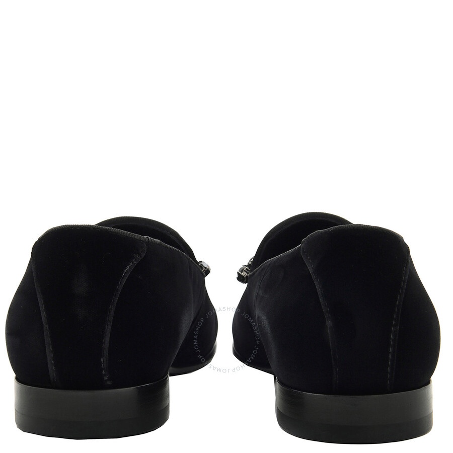 Jimmy Choo Black Thame Crystal-Embellished Loafers - 3