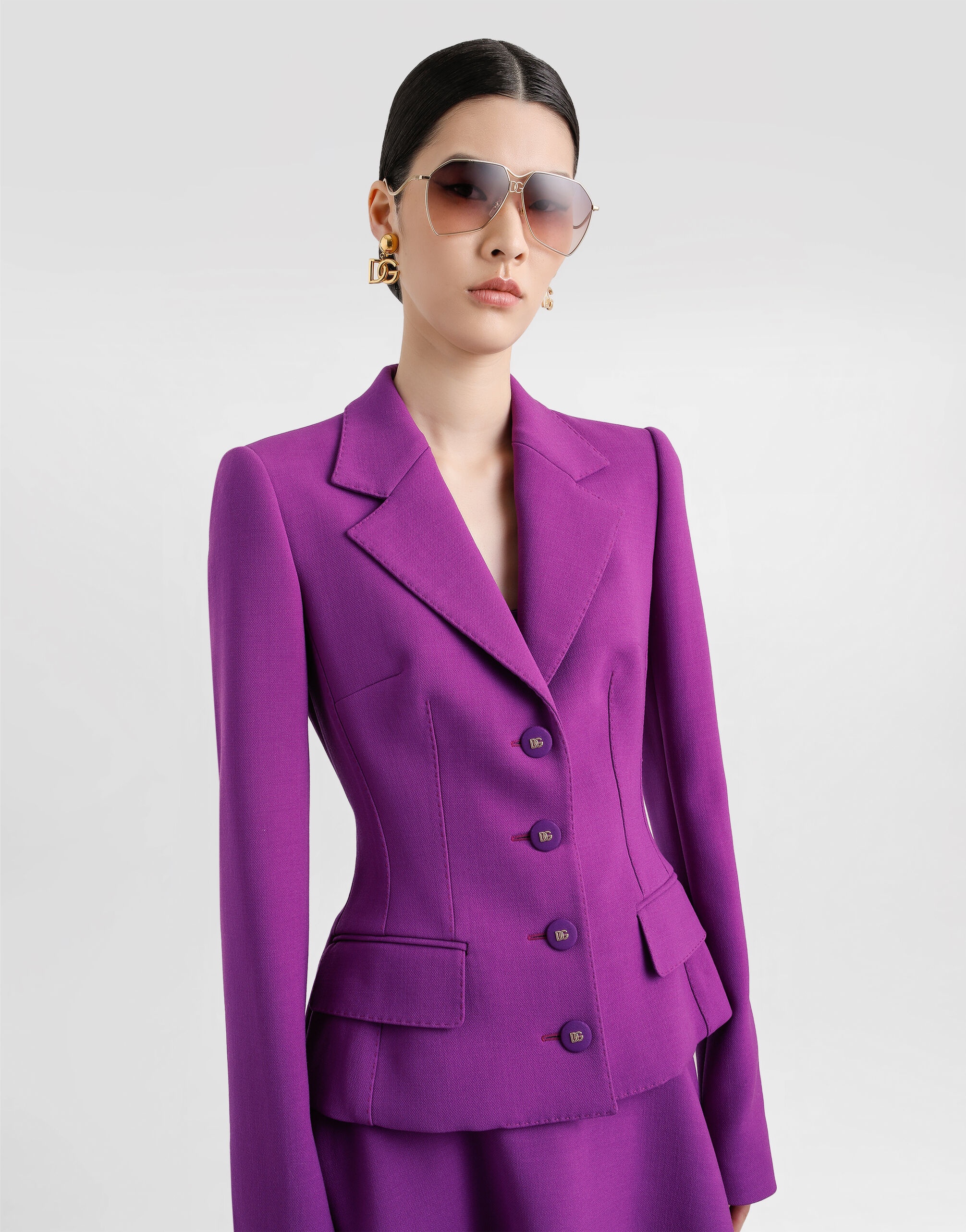 Dolce double crêpe jacket - 4