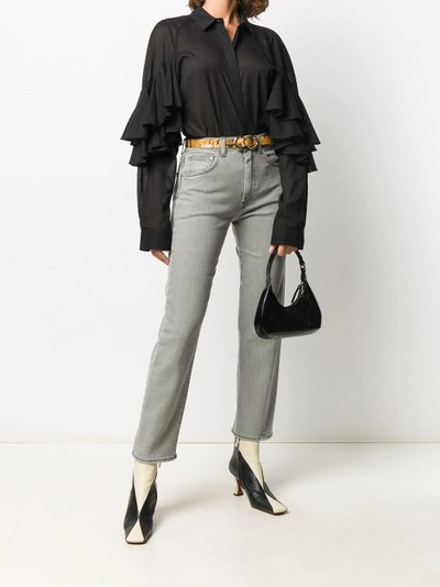 Totême ruffle sleeve blouse outlook