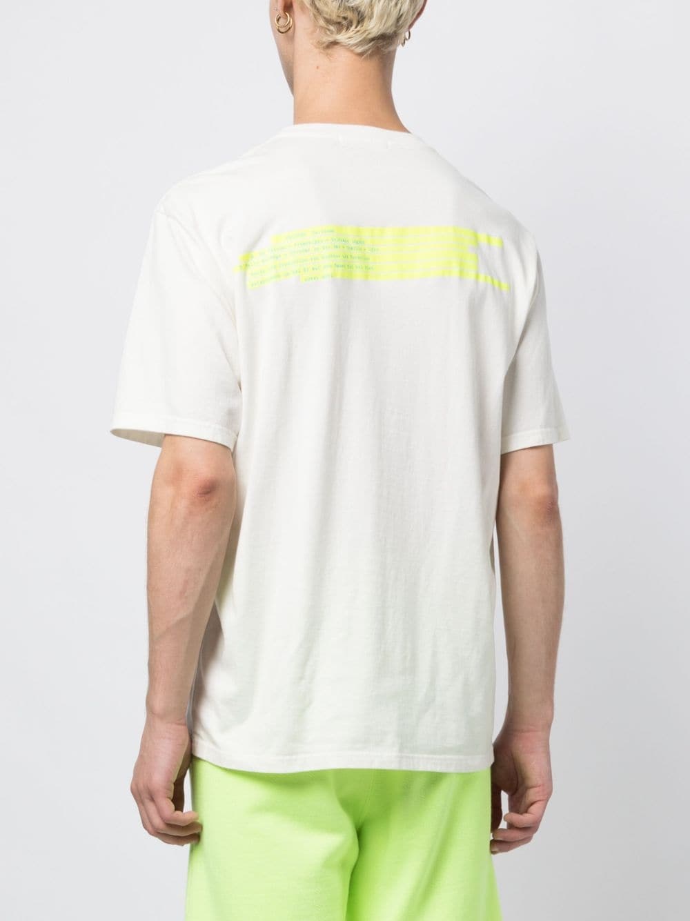 Cluster geometric-print cotton T-shirt - 4