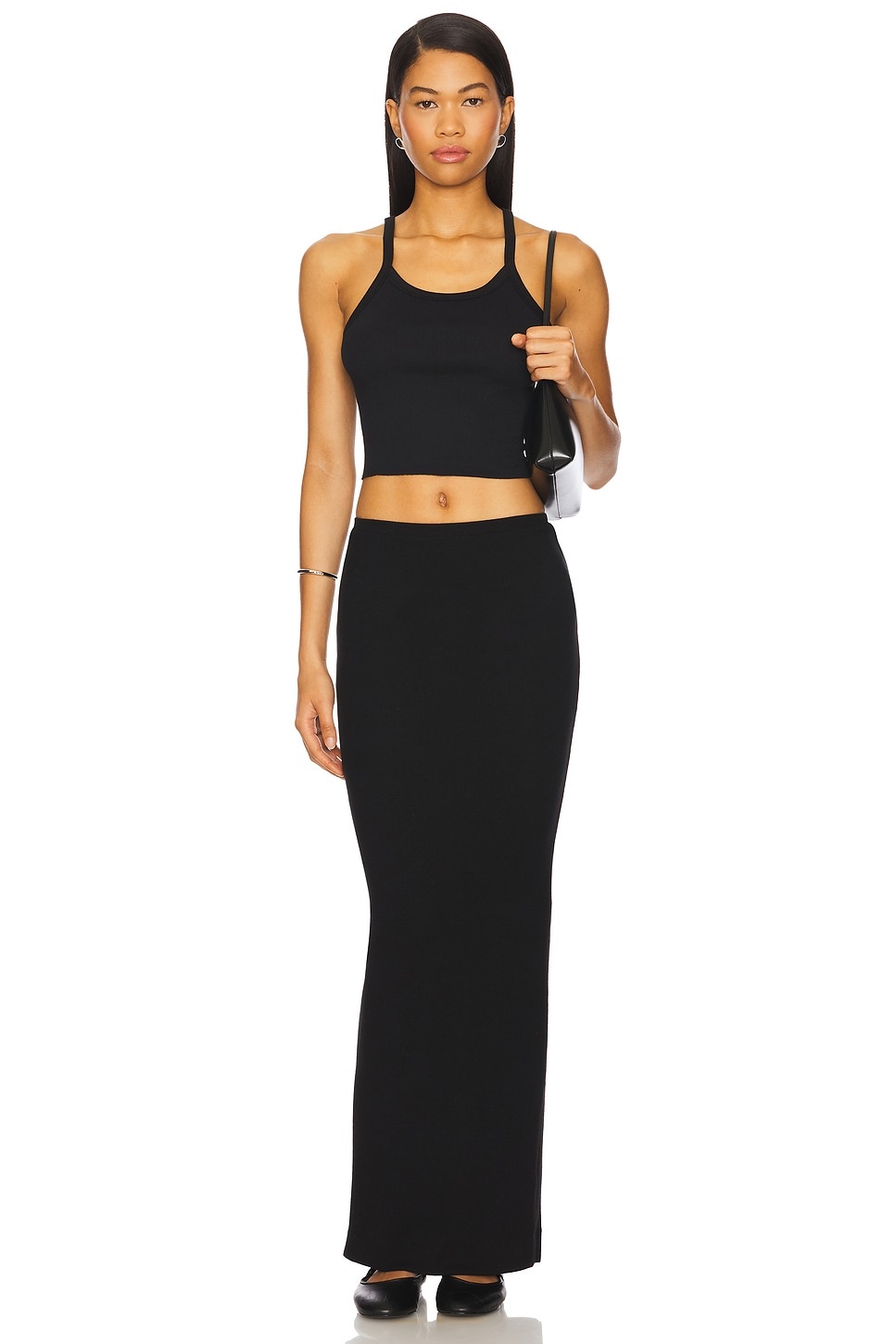 Cropped Rib Tank Top - 4