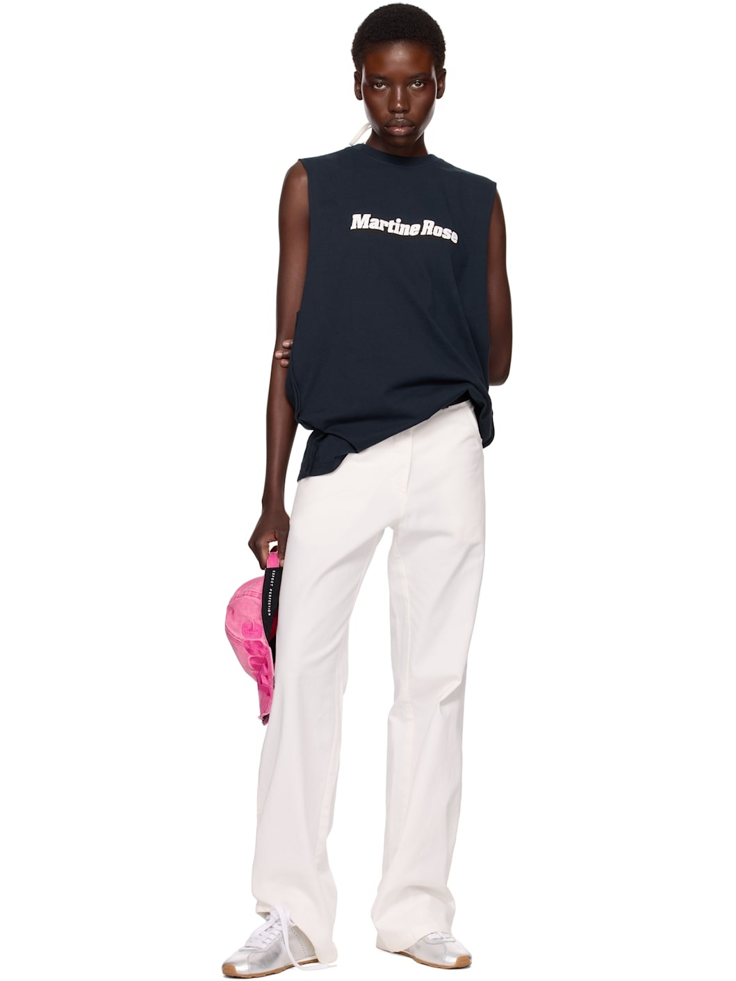 SSENSE Exclusive Navy Double Vest Tank Top - 5