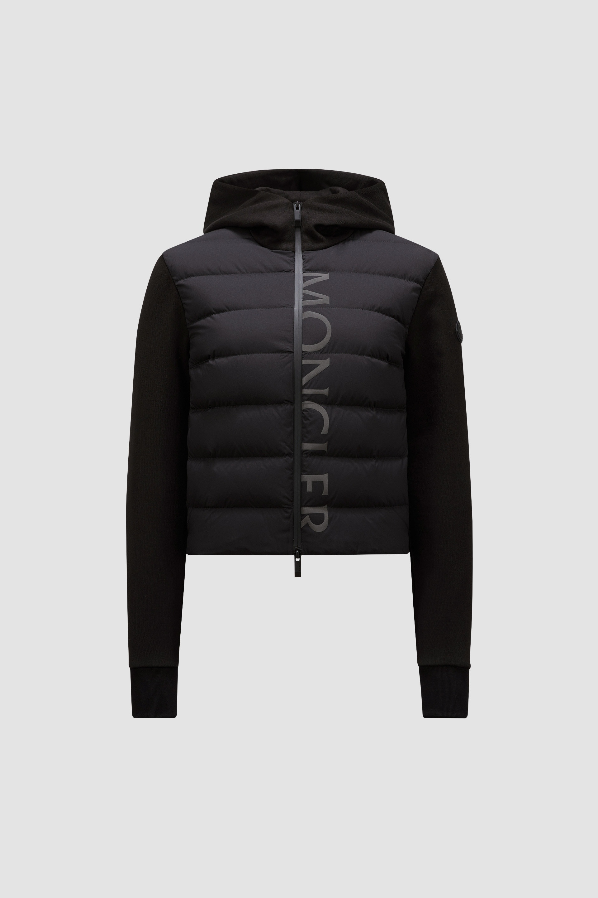 Padded Zip-Up Hoodie - 1