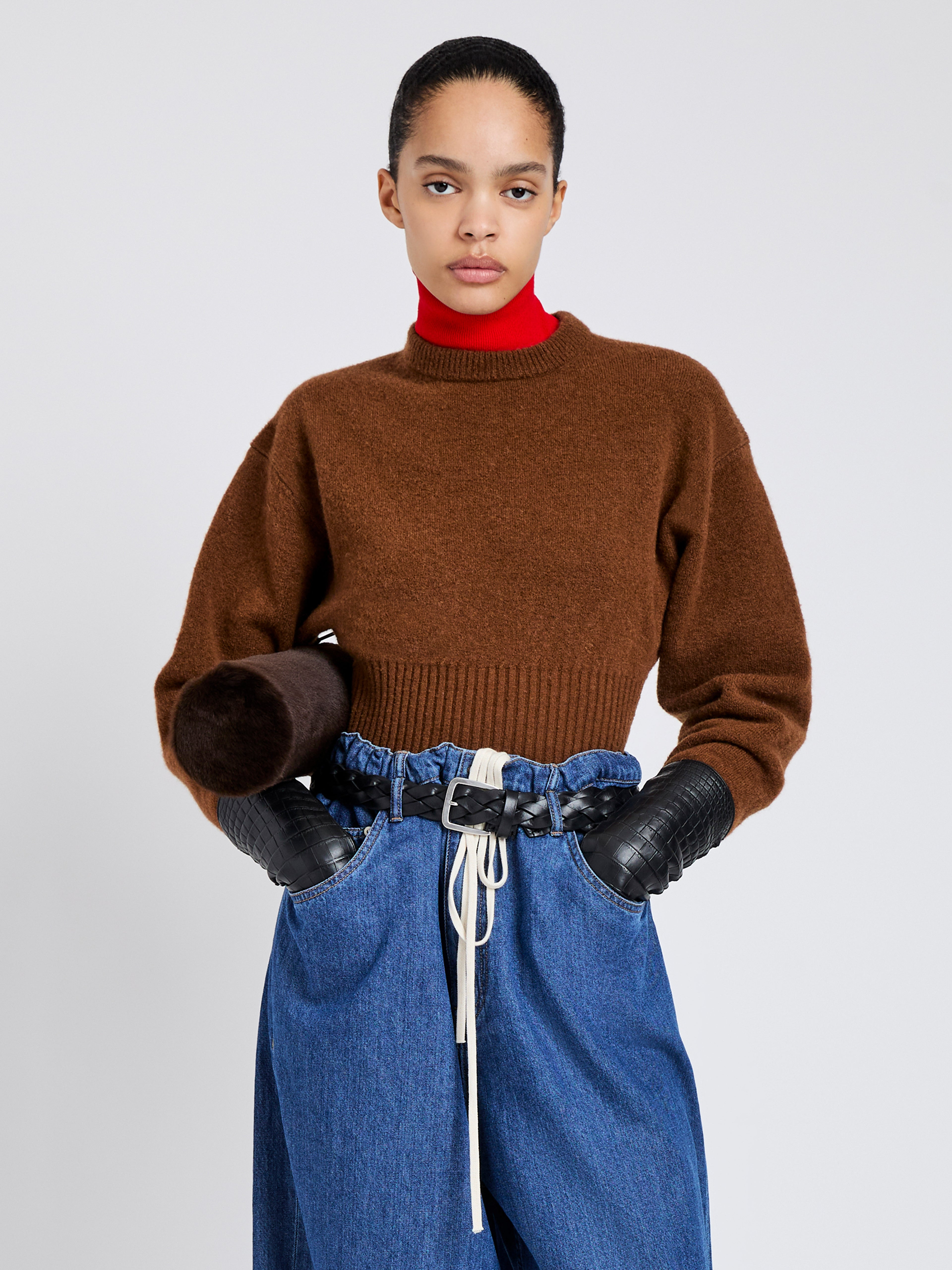 Randi Top in Boiled Wool - 2