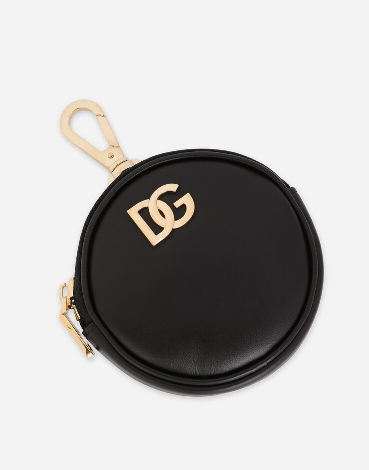 Calfskin coin pocket with DG logo - 4