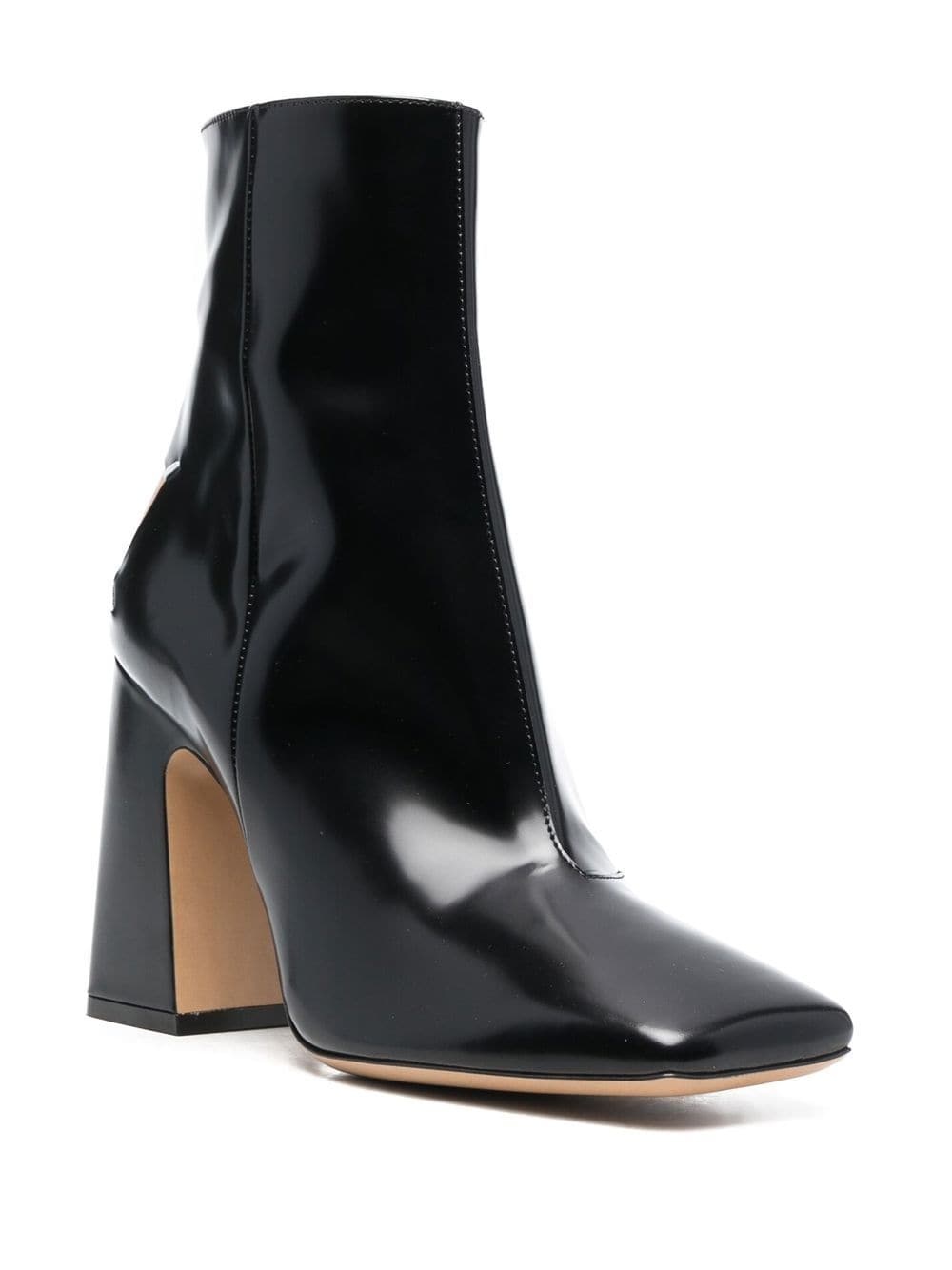 square-toe 90mm boots - 2